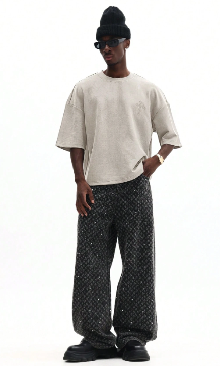 Embroidered Cross Regular Oversized