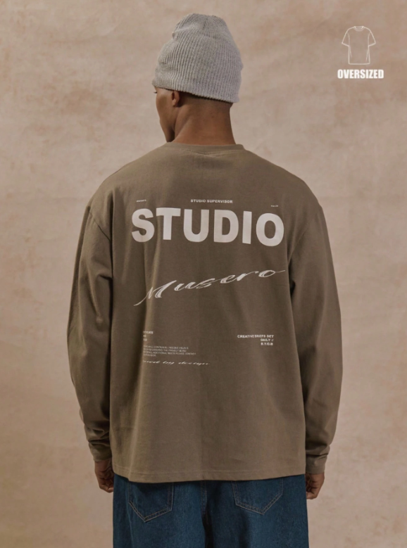 Long Sleeve Oversized Crew Neck