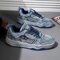 Retro Washed Denim Sneakers